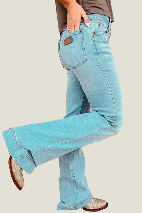Classic Low Waist Flare Jeans